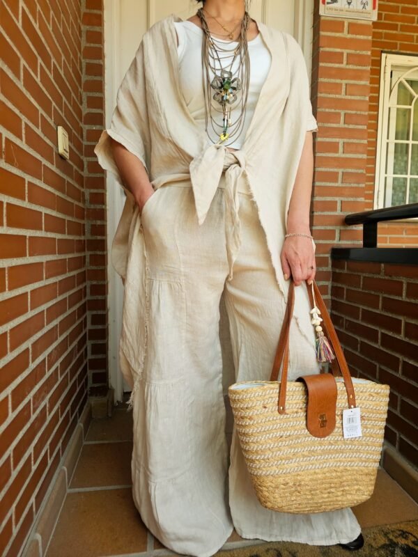 conjunto de lino 100 %