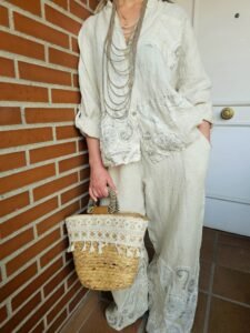 conjunto de lino 100%