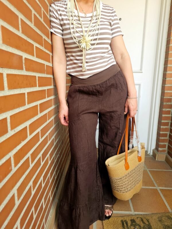 pantalon de lino 100%