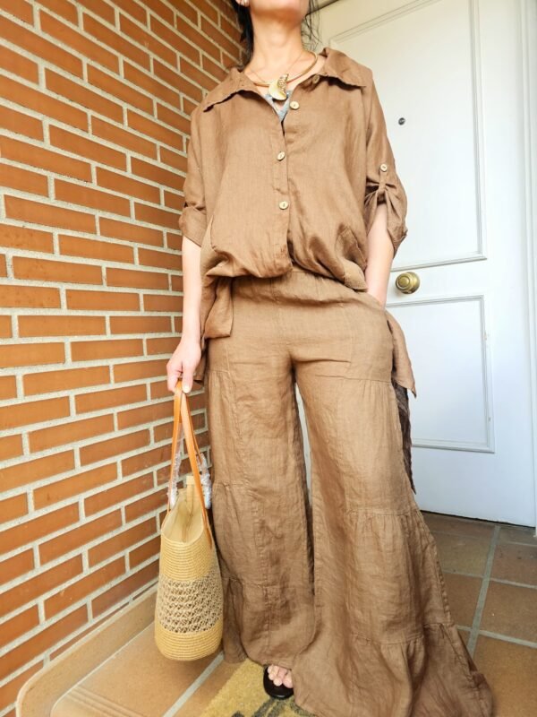 conjunto de lino 100%
