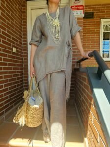 conjunto de lino 100%