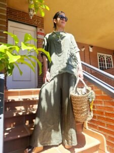 conjunto de lino 100%