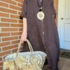 vestido lino 100% - Imagen 2