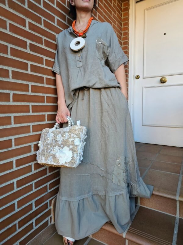 conjunto de lino 100%
