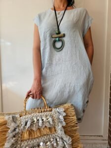 vestido de lino