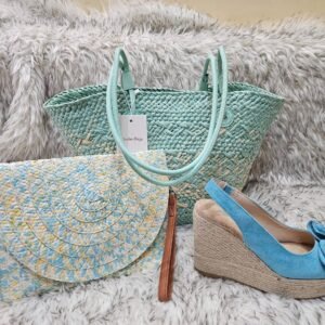 Carteras rafia y plataformas