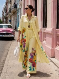 conjunto de lino 100 %
