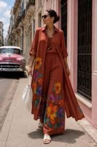 conjunto de lino puro 100 %