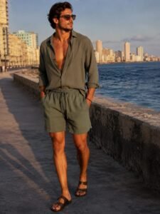 camisa de lino