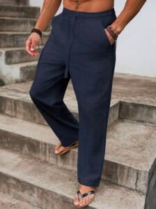 pantalones lino