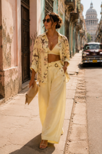 conjunto de lino puro