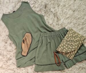 blusas y chores de lino