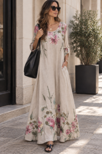 vestido lino