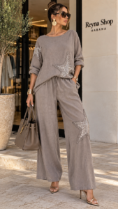 conjunto lino puro