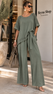 conjunto lino puro