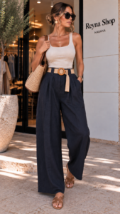 pantalon lino puro